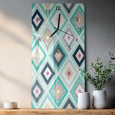 Reloj rectangular diamantes