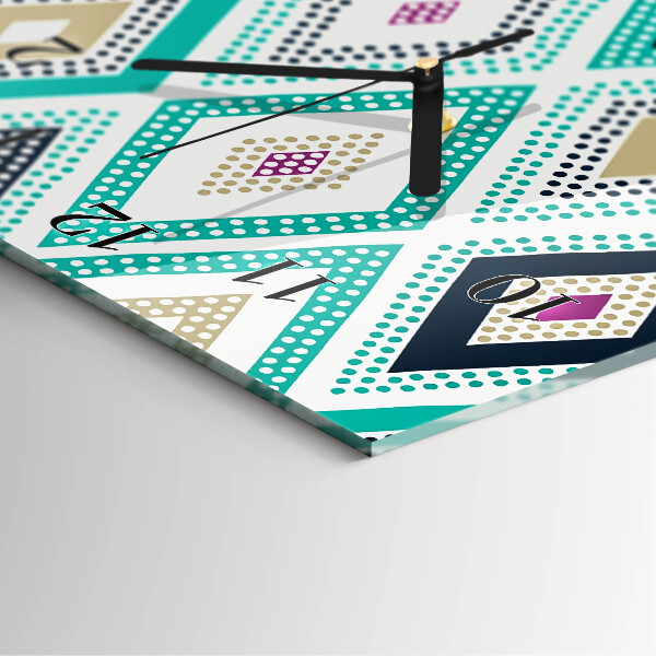 Reloj rectangular diamantes