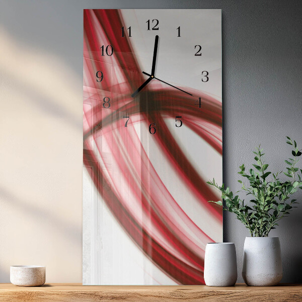 Reloj rectangular Líneas abstractas
