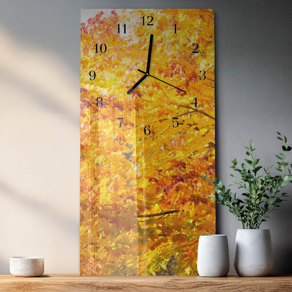 Reloj rectangular Árbol