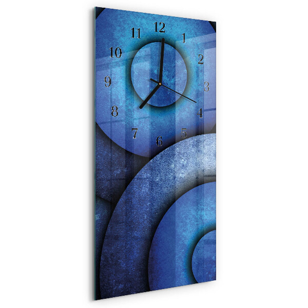 Reloj rectangular El arte de los círculos