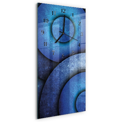 Reloj rectangular El arte de los círculos