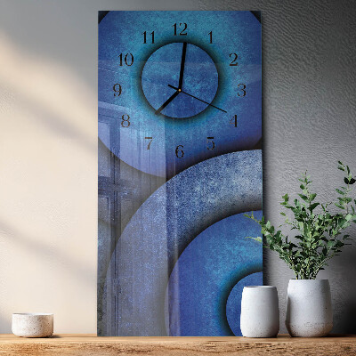 Reloj rectangular El arte de los círculos