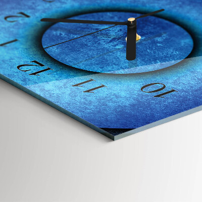 Reloj rectangular El arte de los círculos
