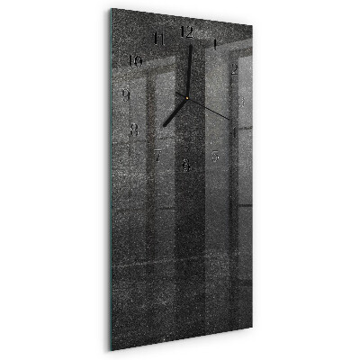 Reloj rectangular Grafito