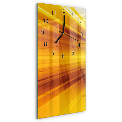Reloj rectangular rayas