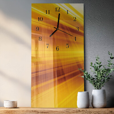 Reloj rectangular rayas