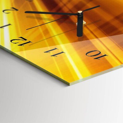 Reloj rectangular rayas