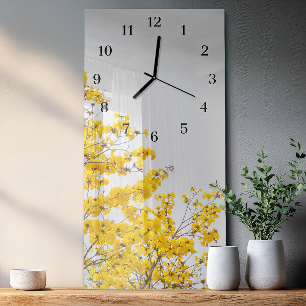 Reloj rectangular Árbol en flor