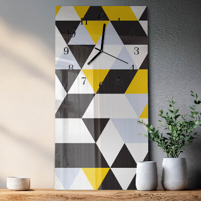 Reloj rectangular Triángulos
