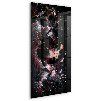 Reloj rectangular Flores