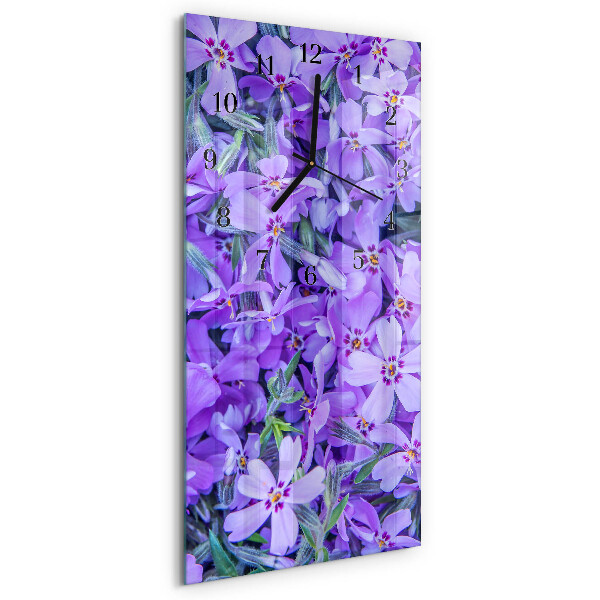 Reloj rectangular Flores