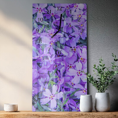 Reloj rectangular Flores