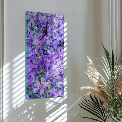 Reloj rectangular Flores