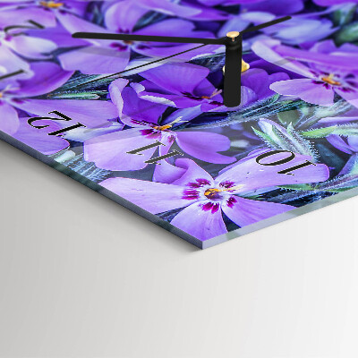 Reloj rectangular Flores