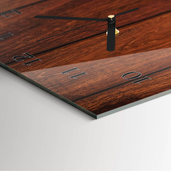 Reloj rectangular Madera