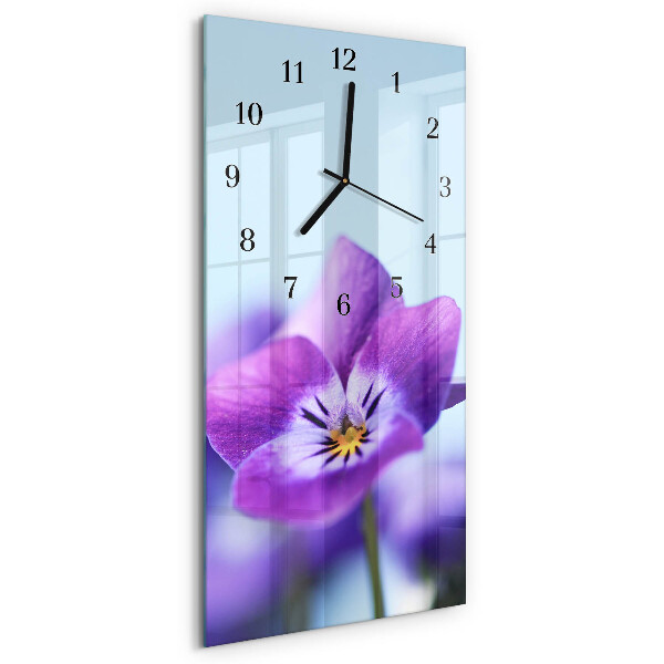 Reloj rectangular Flor