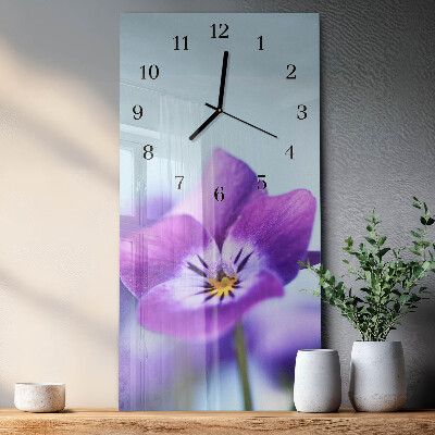 Reloj rectangular Flor