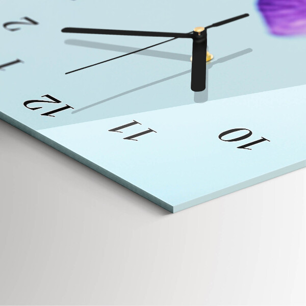 Reloj rectangular Flor