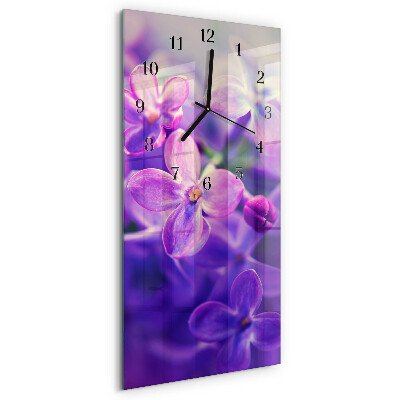 Reloj rectangular Flores