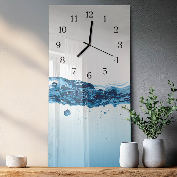 Reloj rectangular Agua