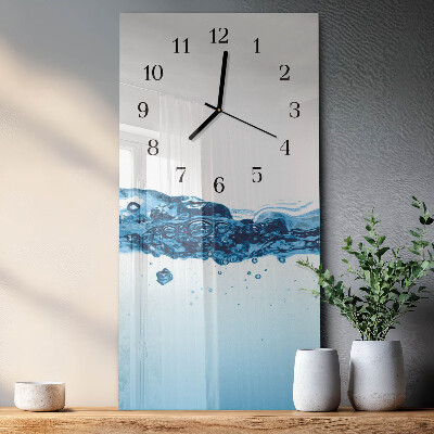 Reloj rectangular Agua