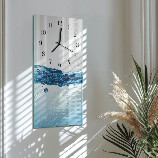 Reloj rectangular Agua