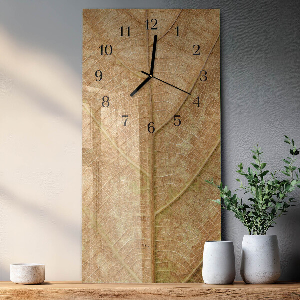 Reloj rectangular Hoja