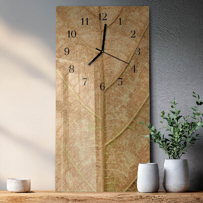 Reloj rectangular Hoja