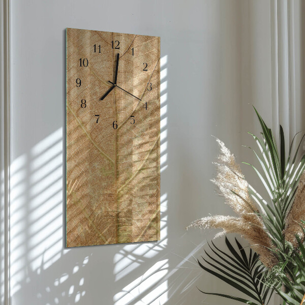 Reloj rectangular Hoja