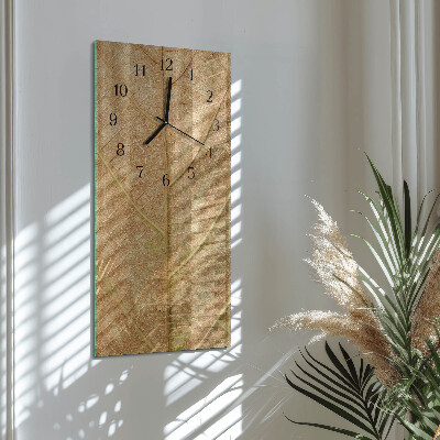 Reloj rectangular Hoja
