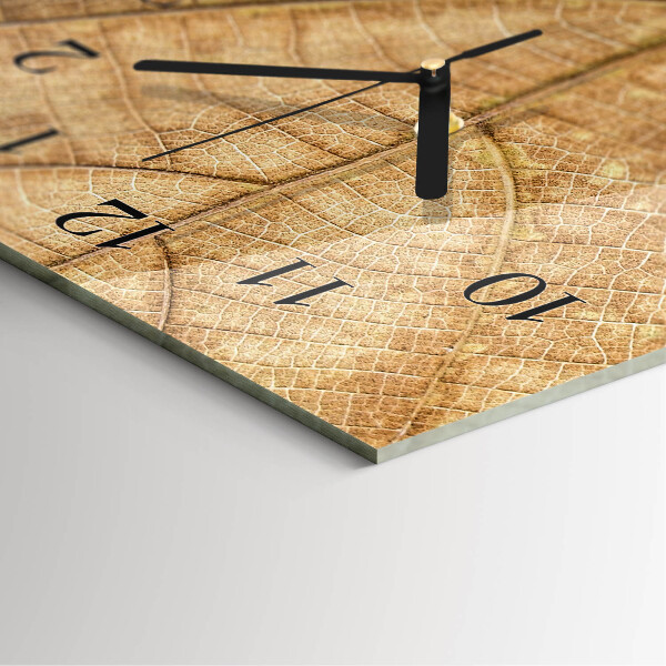 Reloj rectangular Hoja