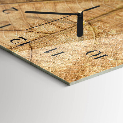 Reloj rectangular Hoja