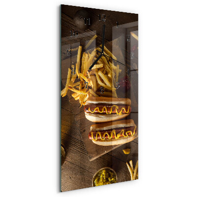 Reloj rectangular Comida rápida