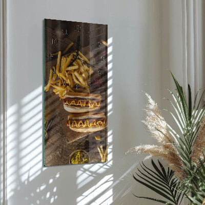 Reloj rectangular Comida rápida