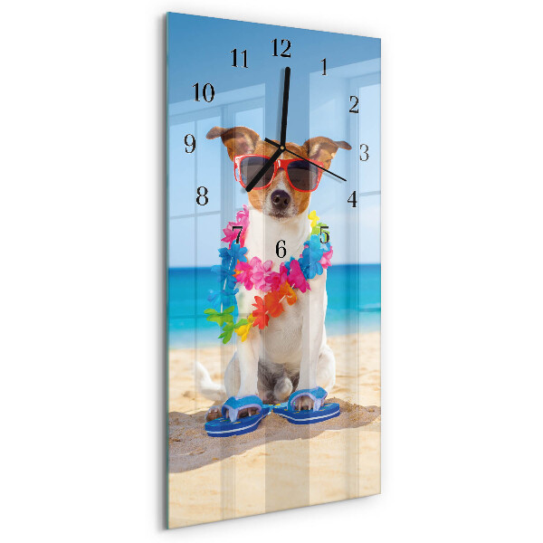 Reloj rectangular Perro