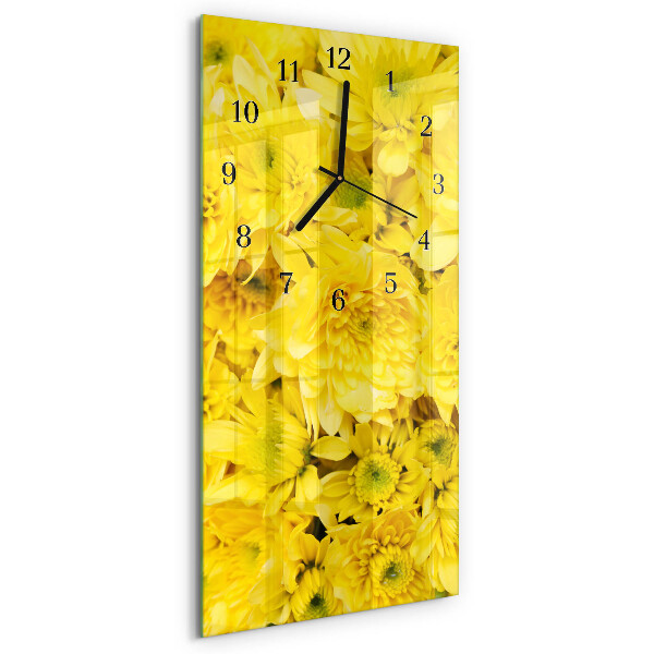 Reloj rectangular Flores