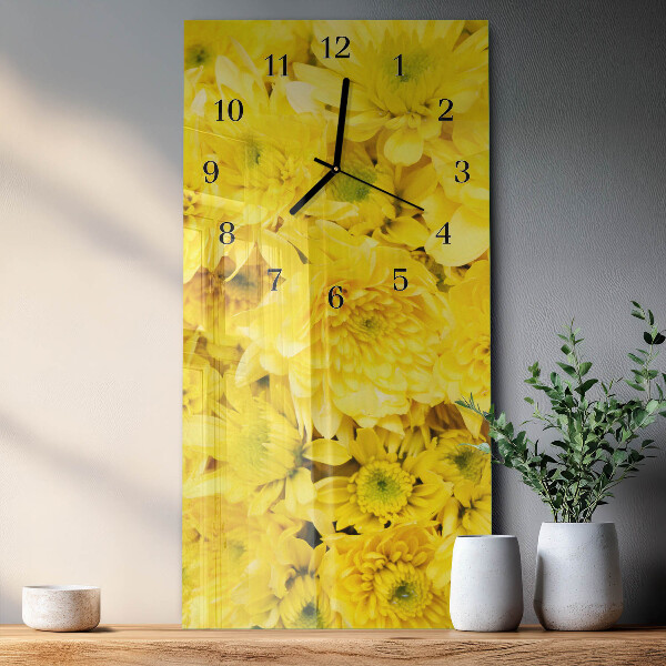 Reloj rectangular Flores