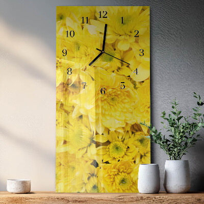 Reloj rectangular Flores