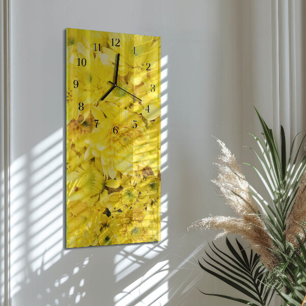 Reloj rectangular Flores