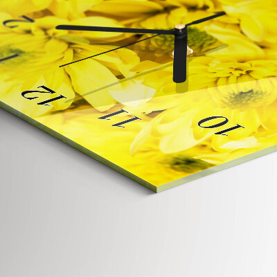 Reloj rectangular Flores