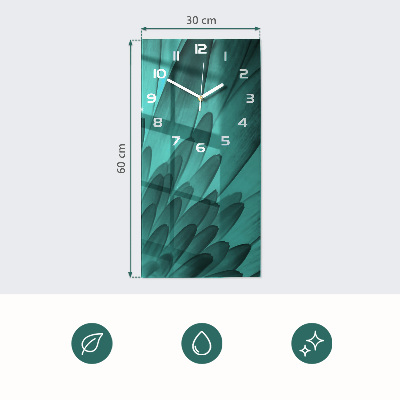 Reloj rectangular Prímulas
