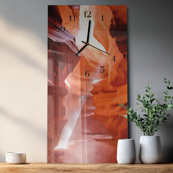 Reloj rectangular Cueva