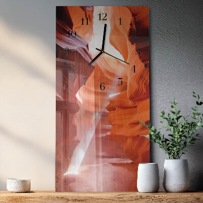 Reloj rectangular Cueva
