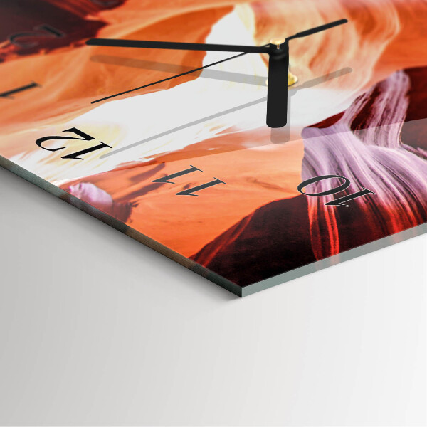 Reloj rectangular Cueva