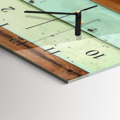 Reloj rectangular Lámina