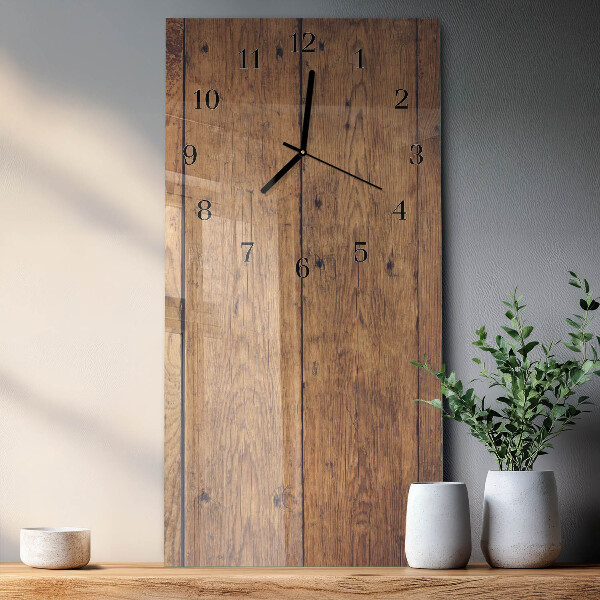 Reloj rectangular Madera