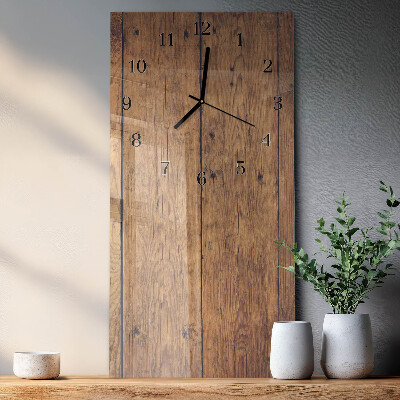 Reloj rectangular Madera