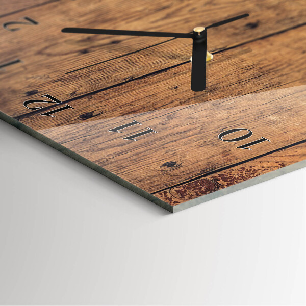 Reloj rectangular Madera