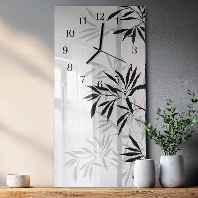 Reloj rectangular Bambú